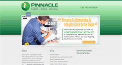 Desktop Screenshot of pinnacle1plumbing.com